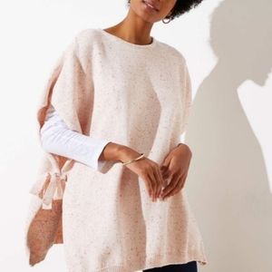 NWOT Loft poncho sweater